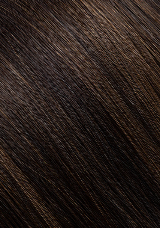 BELLAMI x ERIC VAUGHN Flex Weft 24" Chocolate Drip #1B/2/6 Highlights