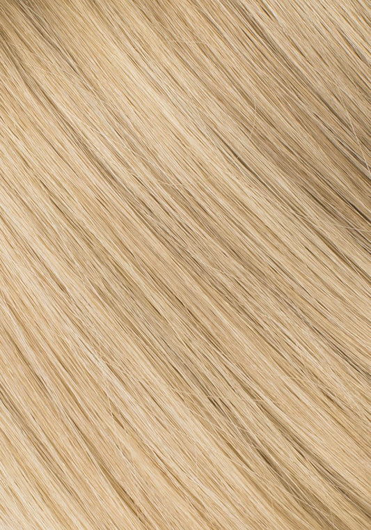 BELLAMI Professional Flex Weft 24" Golden Amber Blonde #18/#6 Highlights Straight Hair Extensions