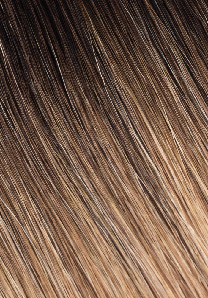 BELLAMI Professional Flex Weft 16" Mochachino Brown/Caramel Blonde (1C/18/46) Rooted