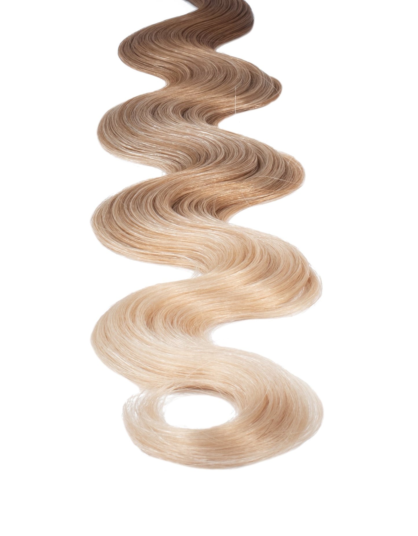 BELLAMI Professional I-Tips 16" 25g Ash Brown/Ash Blonde #8/#60 Balayage Body Wave Hair Extensions