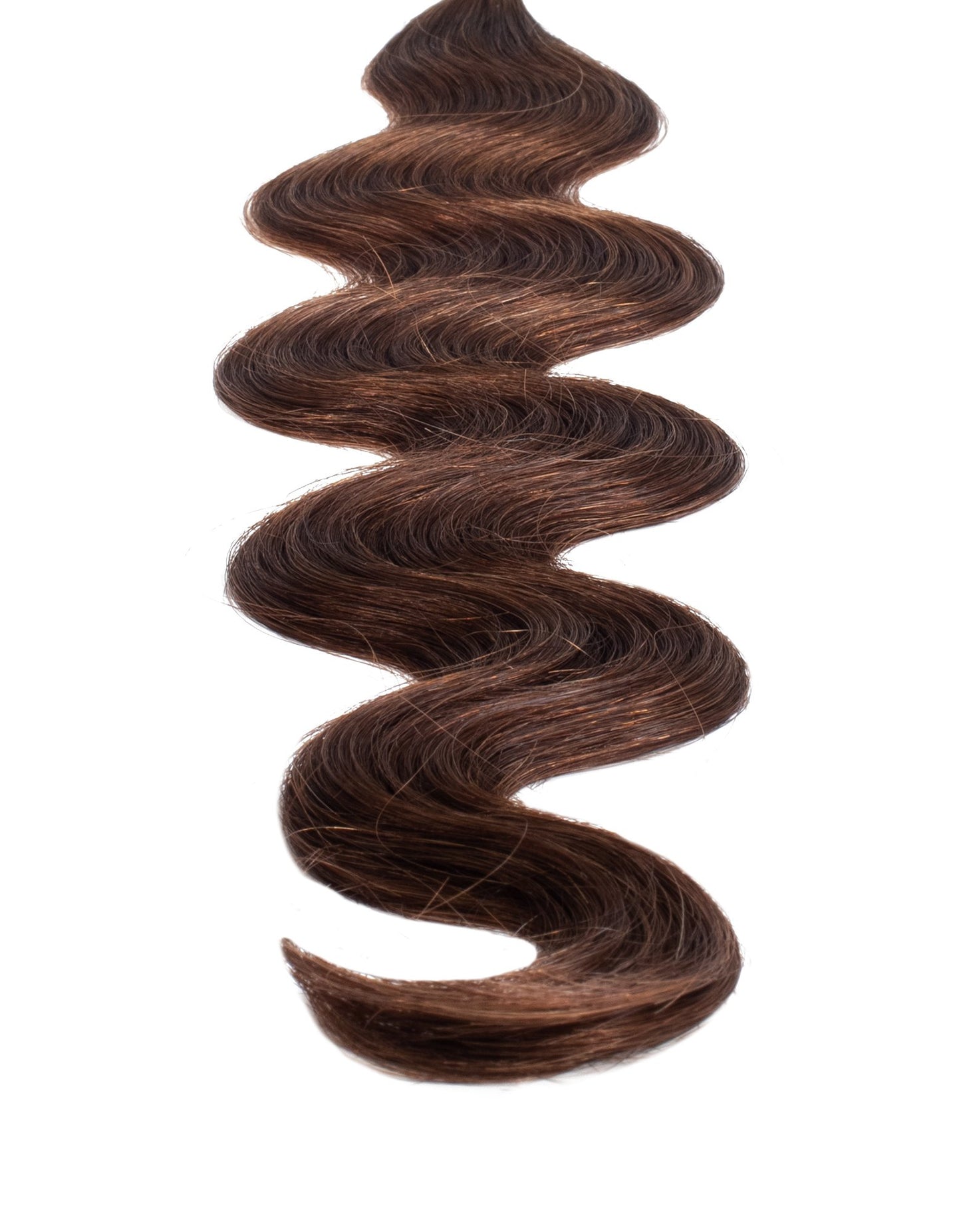 BELLAMI Professional Keratin Tip 24" 25g Chocolate Brown #4 Natural Body Wave Hair Extensions