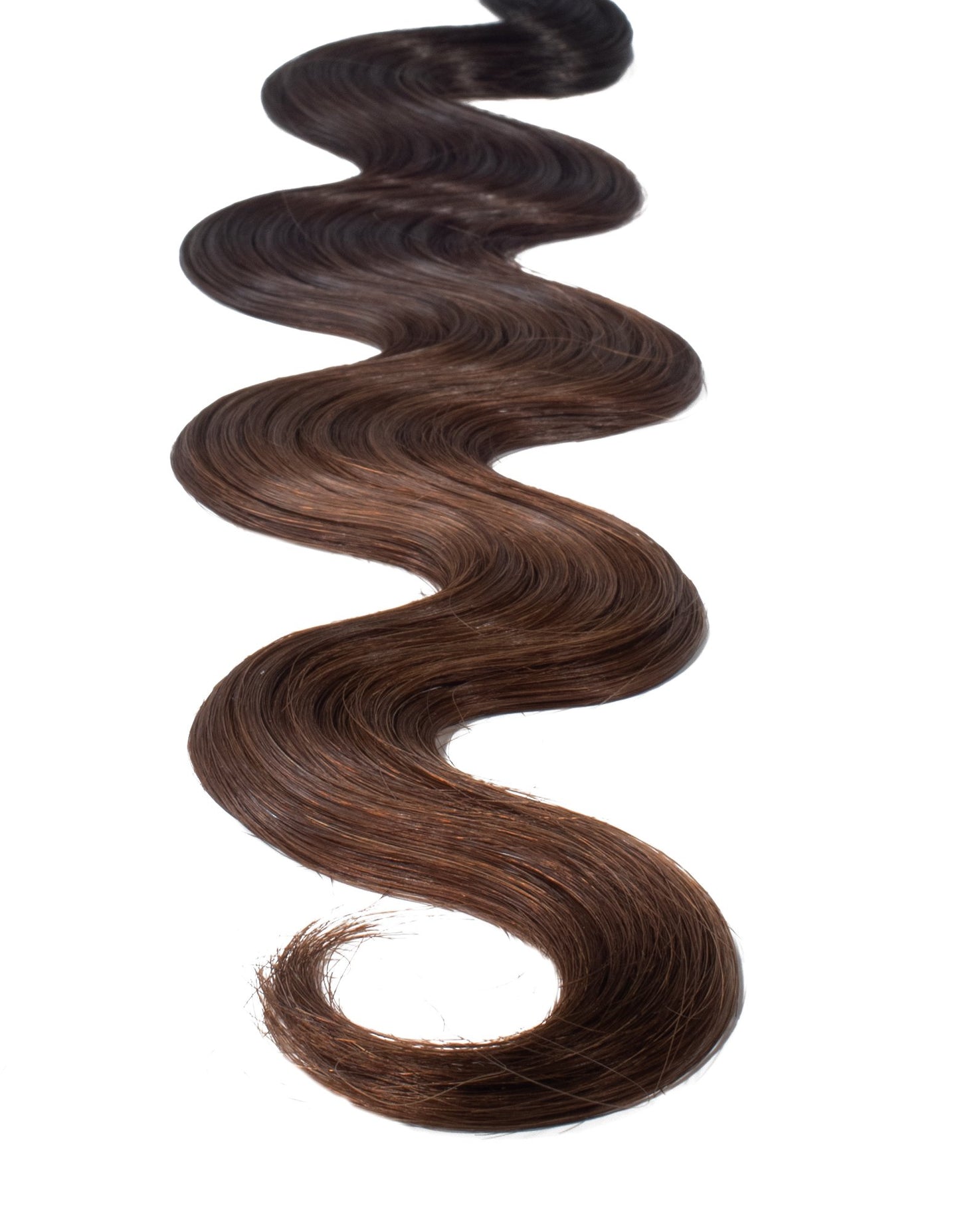 BELLAMI Professional Keratin Tip 20" 25g Chocolate mahogany #1B/#2/#4 Sombre Body Wave Hair Extensions