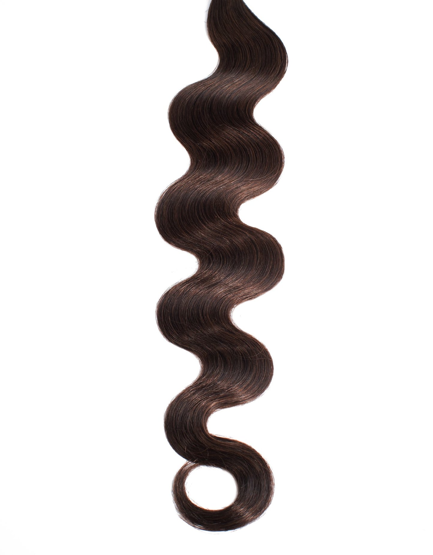 BELLAMI Professional I-Tips 16" 25g Dark Brown #2 Natural Body Wave Hair Extensions