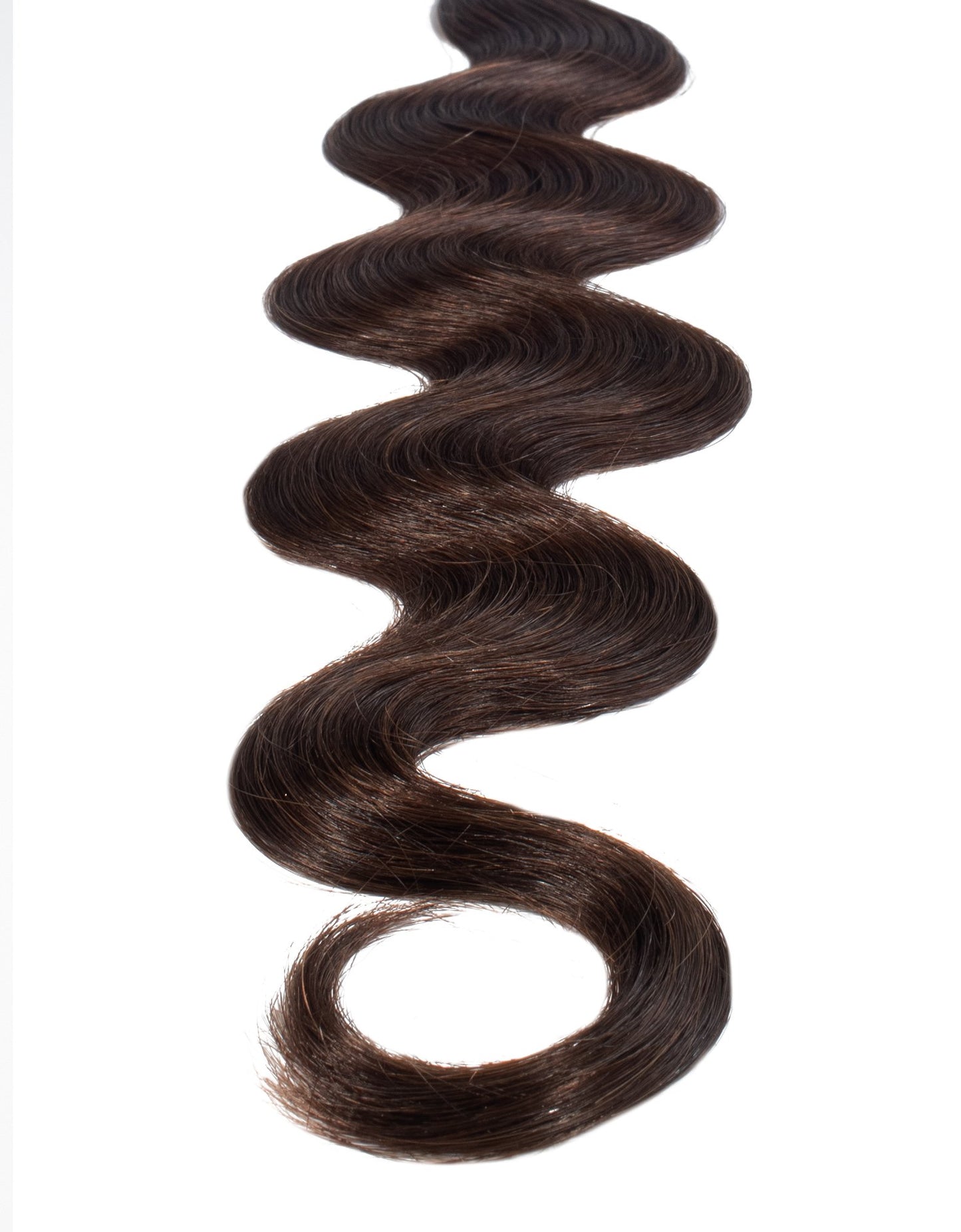 BELLAMI Professional I-Tips 16" 25g Dark Brown #2 Natural Body Wave Hair Extensions