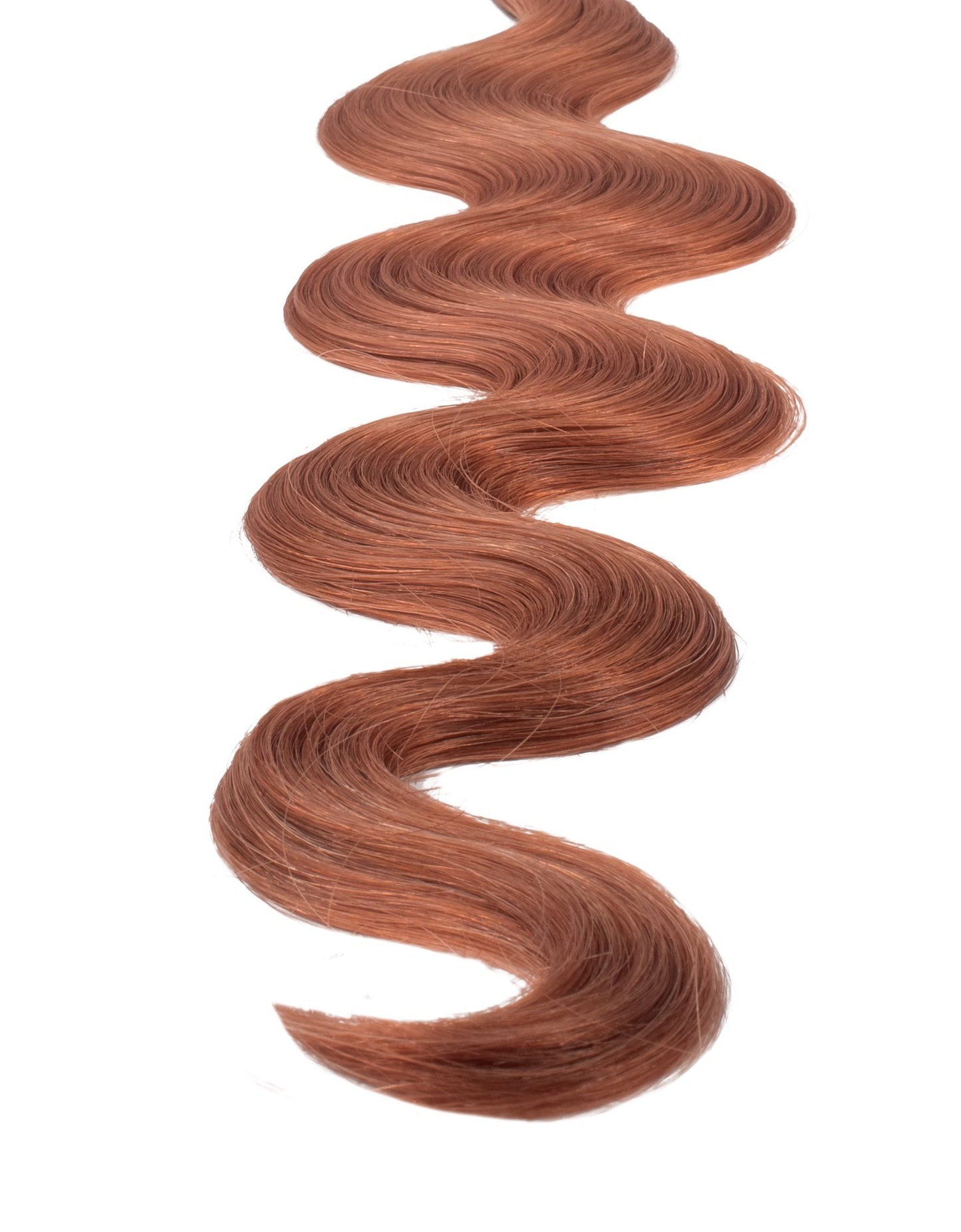 BELLAMI Professional Keratin Tip 16" 25g Ginger #30 Natural Body Wave Hair Extensions