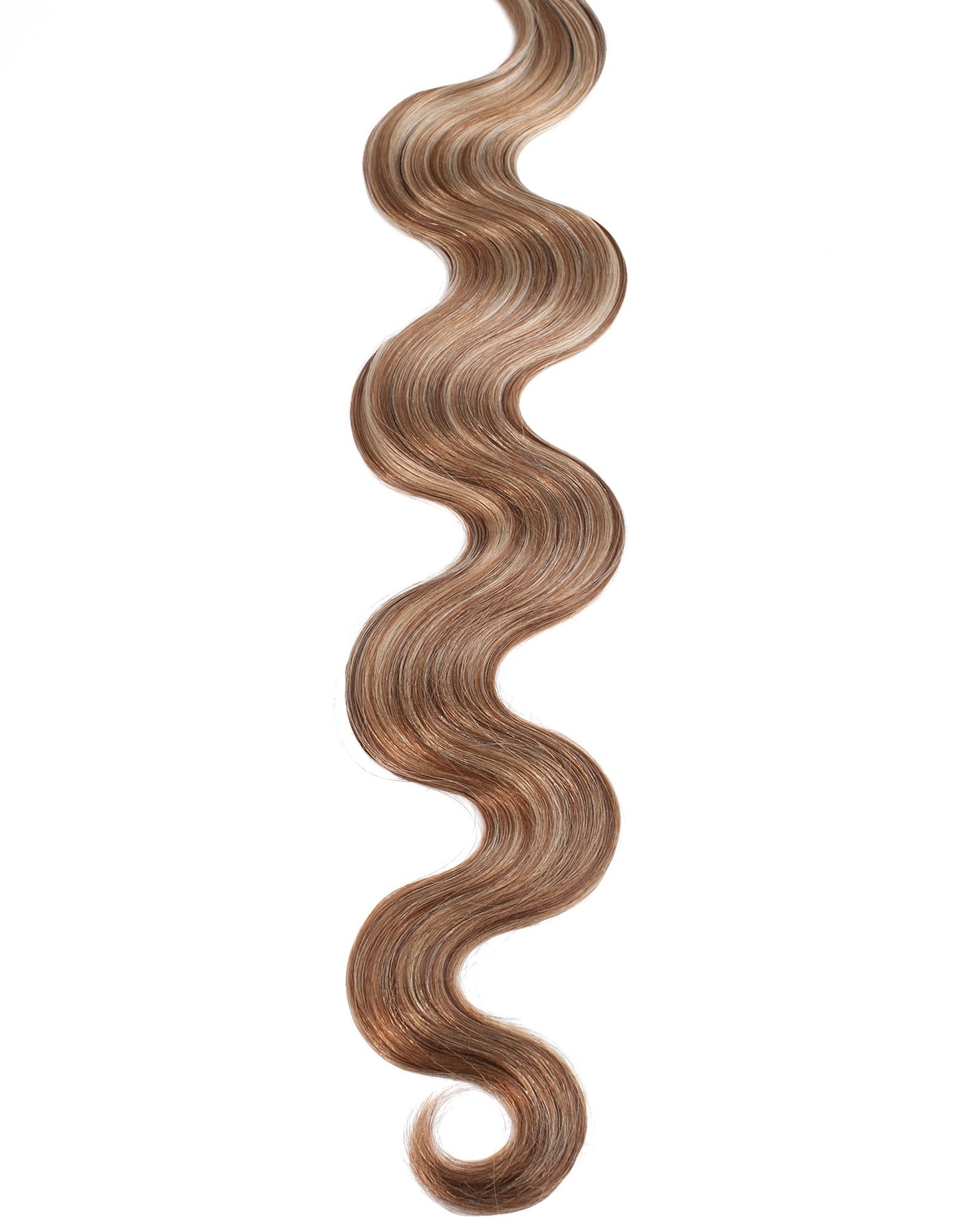 BELLAMI Professional I-Tips 20" 25g Hot Toffee Blonde #6/#18 Highlights Body Wave Hair Extensions