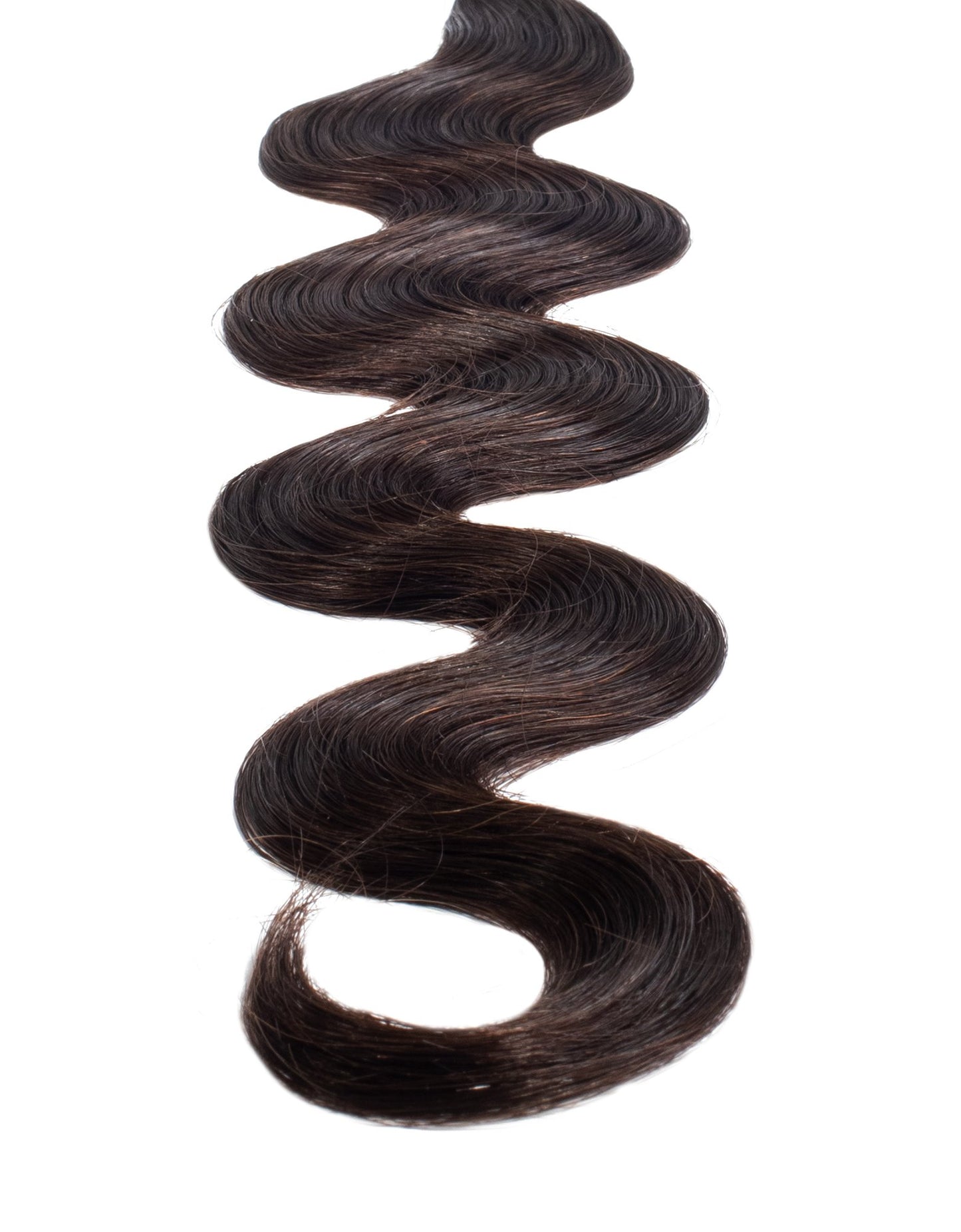 BELLAMI Professional Keratin Tip 16" 25g Mochachino Brown #1C Natural Body Wave Hair Extensions