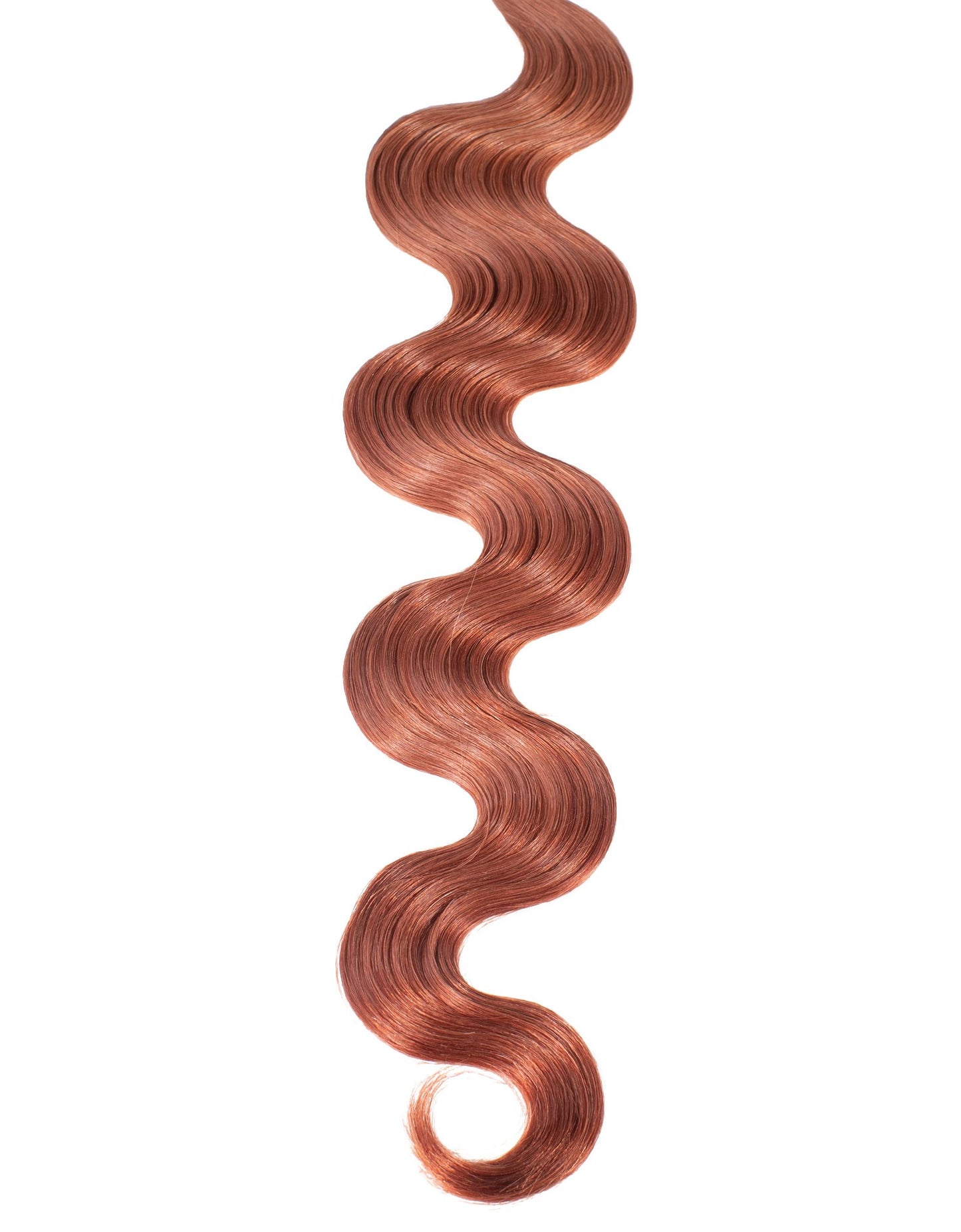 BELLAMI Professional Tape-In 18" 50g Vibrant Auburn #33 Natural Body Wave Hair Extensions