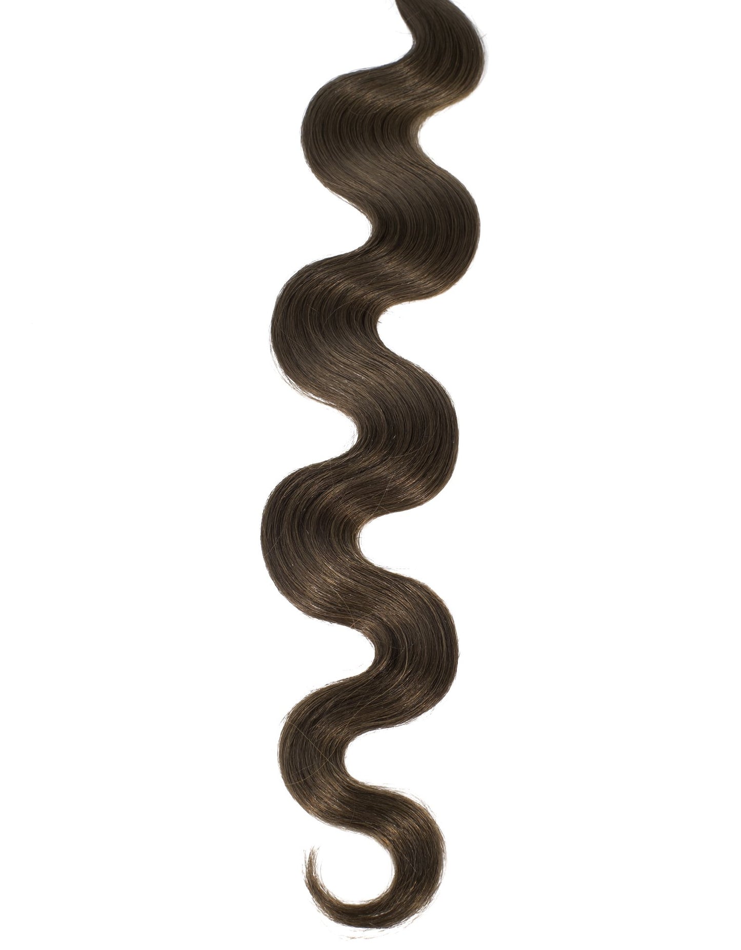 BELLAMI Professional Keratin Tip 22" 25g Walnut Brown #3 Natural Body Wave Hair Extensions