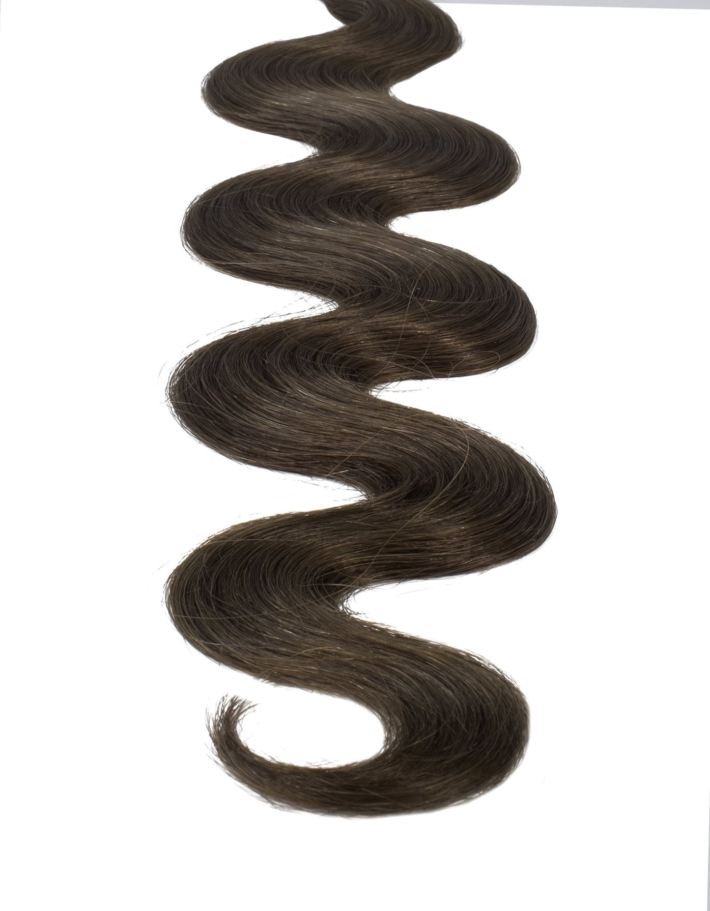 BELLAMI Professional I-Tips 20" 25g Walnut Brown #3 Natural Body Wave Hair Extensions