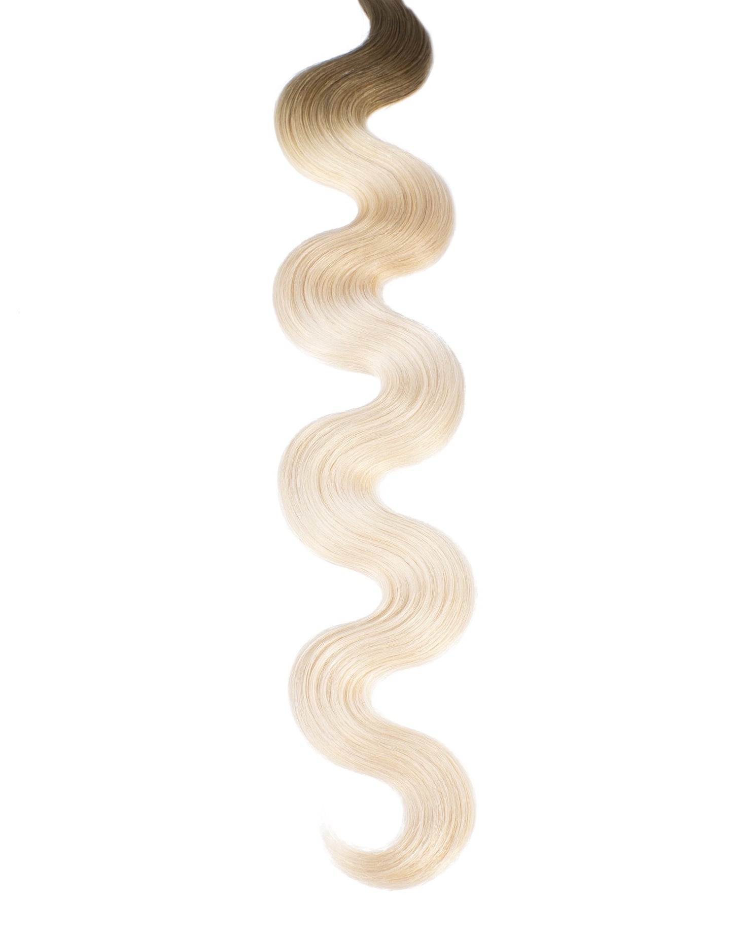 BELLAMI Professional Tape-In 22" 50g Walnut Brown/Ash Blonde #3/#60 Rooted Body Wave Hair Extensions