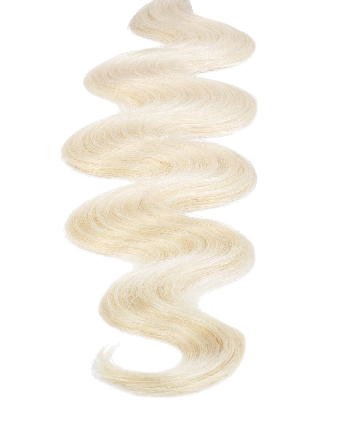 BELLAMI Professional Keratin Tip 18" 25g White Blonde #80 Natural Body Wave Hair Extensions