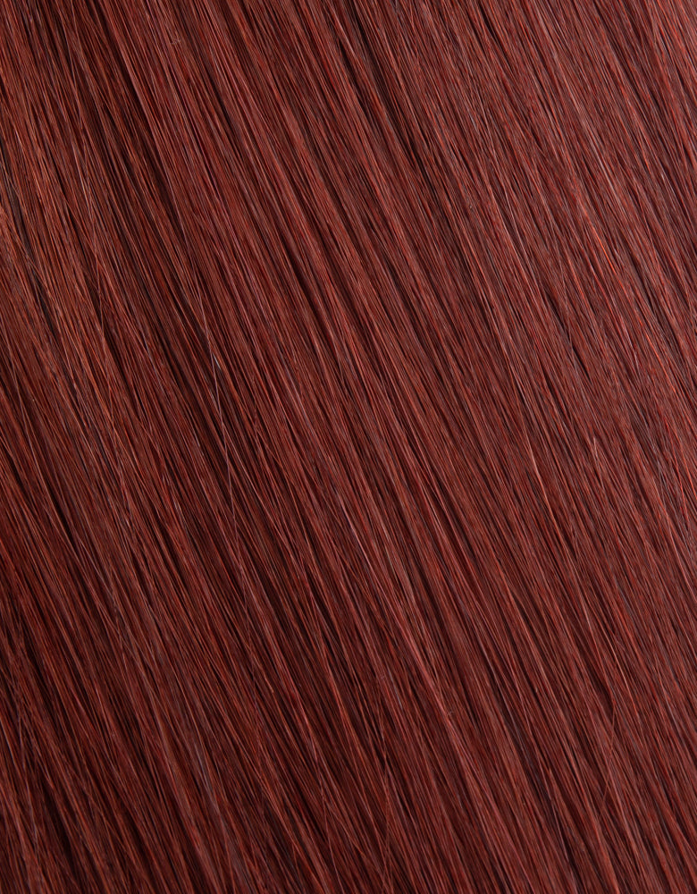 BELLAMI Silk Seam 50g 16" Volumizing Weft Straight Cinnamon Mocha