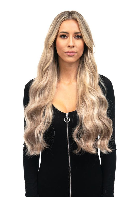 BELLAMI Silk Seam 180g 20" Ash Bronde Highlight (21/60/16) Hair Extensions