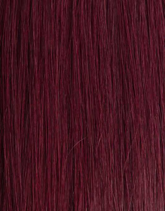 BELLAMI Professional Hand-Tied Weft 24" 88g Mulberry Wine #510 Natural