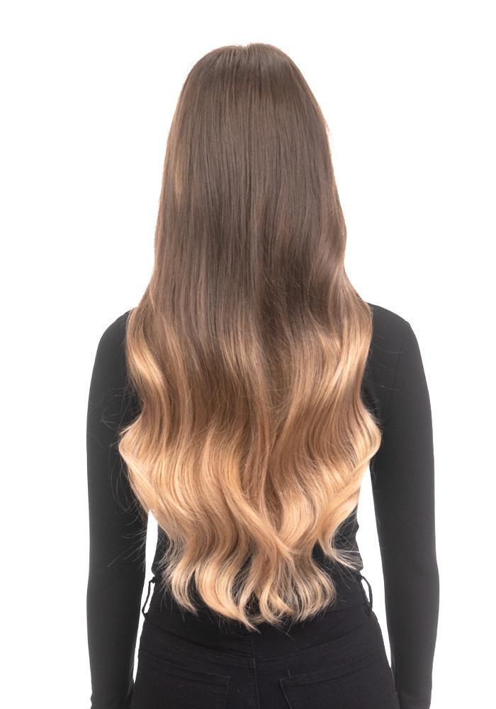 BELLAMI Silk Seam 180g 20" Ash Bronde/Strawberry Blonde Ombre (21/27) Hair Extensions