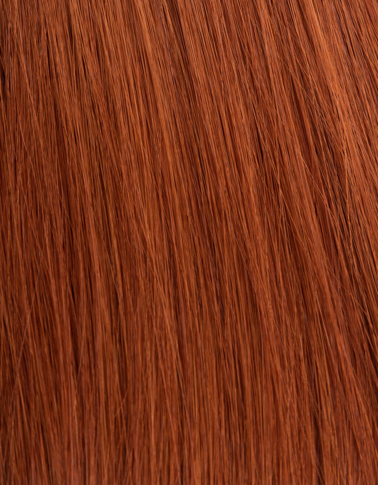 BELLAMI Professional Hand-Tied Weft 20" 72g Spiced Crimson #570 Natural