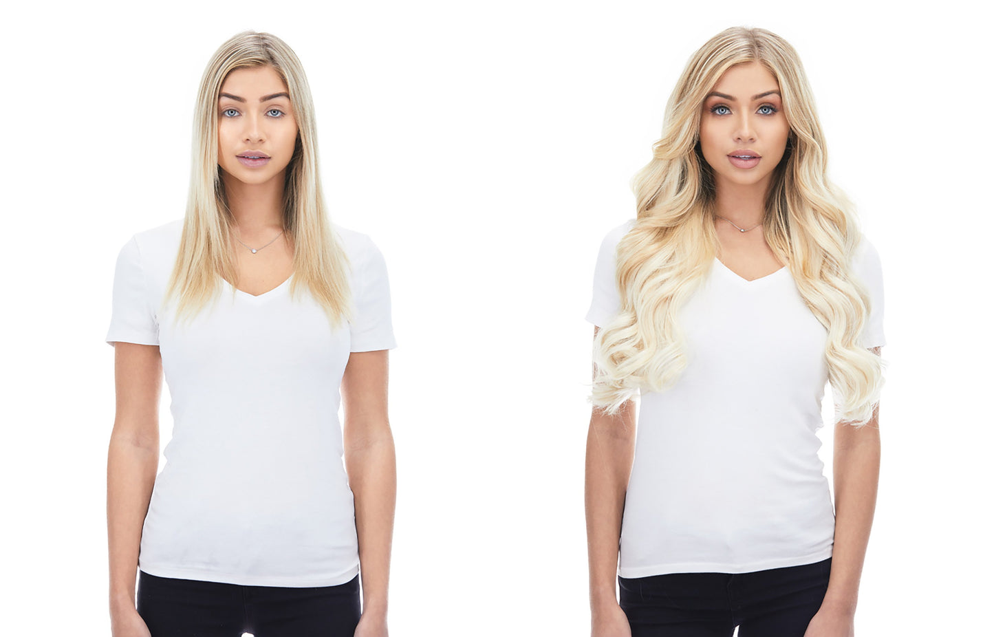 BELLAMI Silk Seam 180g 20" Platinum Blonde (80) Hair Extensions