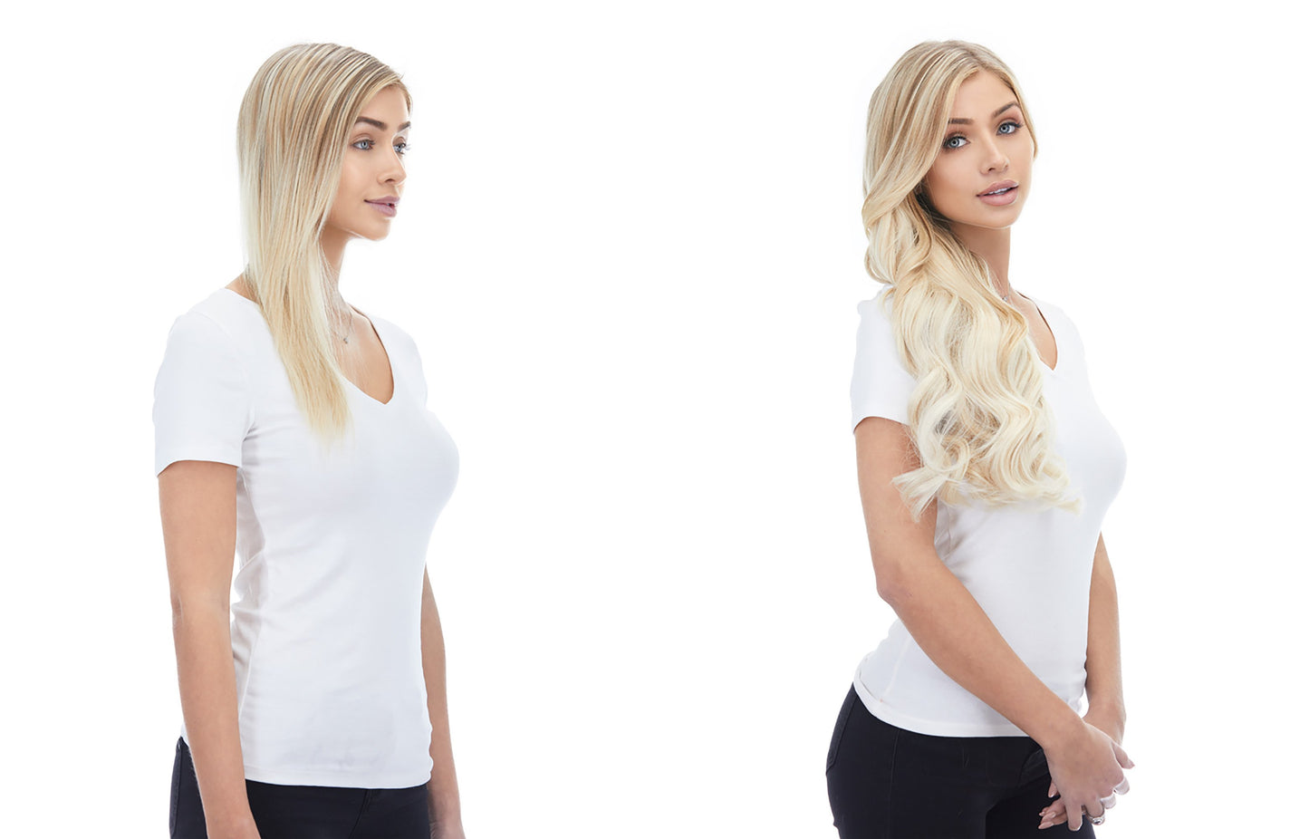 BELLAMI Silk Seam 180g 20" Platinum Blonde (80) Hair Extensions