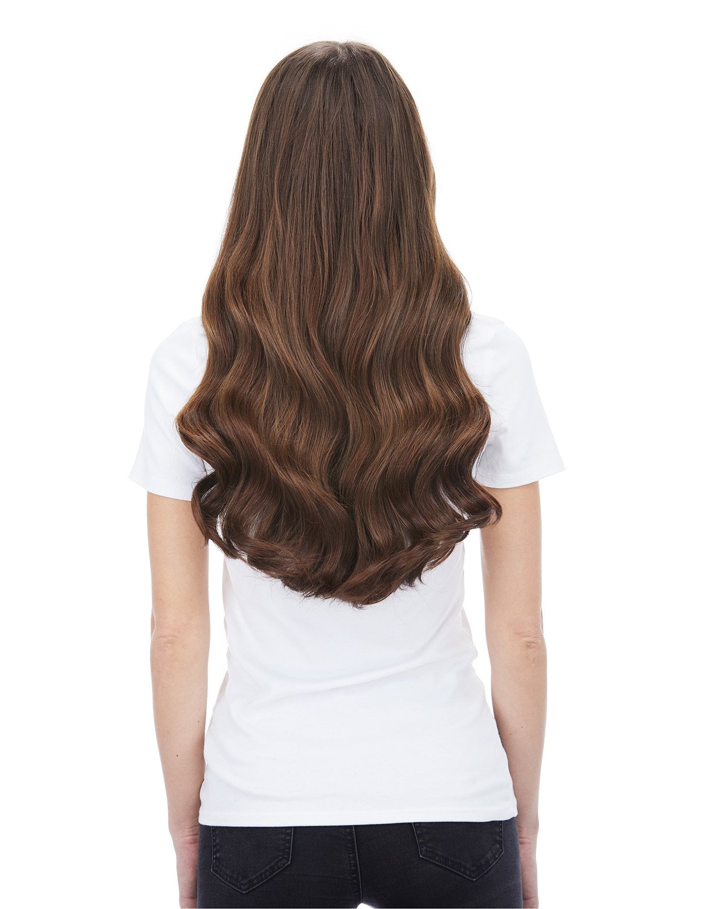 BELLAMI Silk Seam 180g 20" Chocolate Brown (4) Hair Extensions