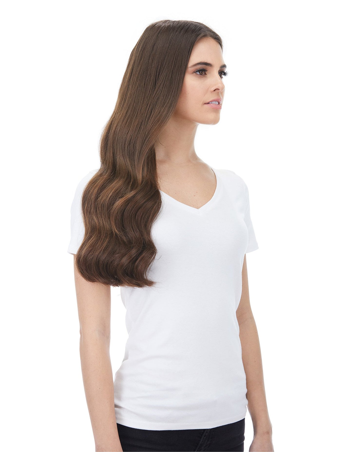 BELLAMI Silk Seam 180g 20" Chocolate Brown (4) Hair Extensions