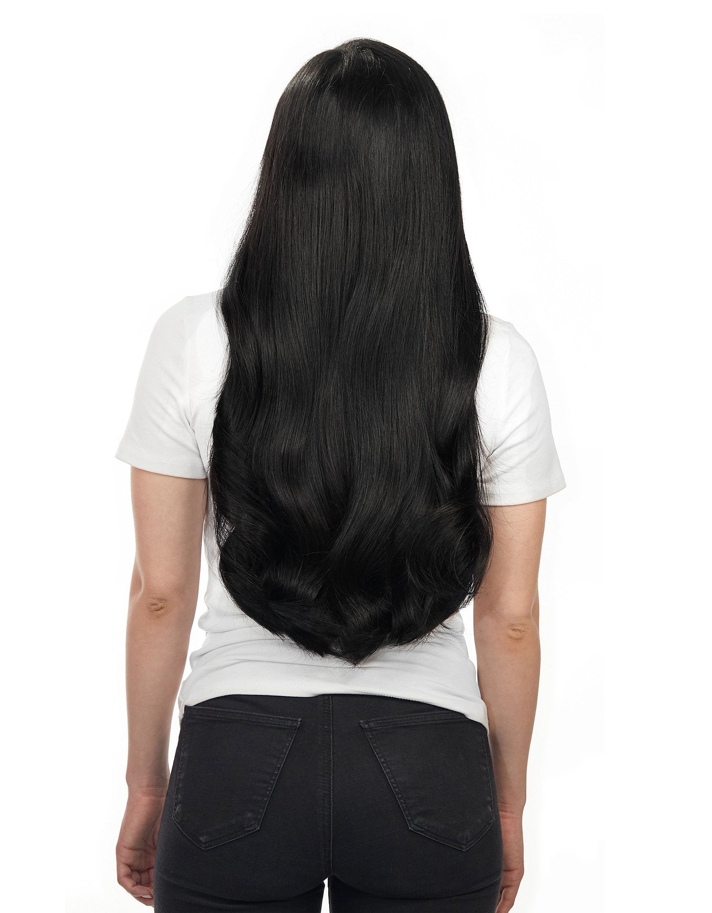 BELLAMI Silk Seam 180g 20" Jet Black (1) Hair Extensions