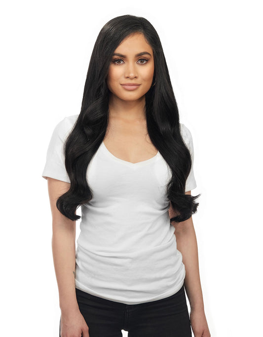 BELLAMI Silk Seam 180g 20" Jet Black (1) Hair Extensions