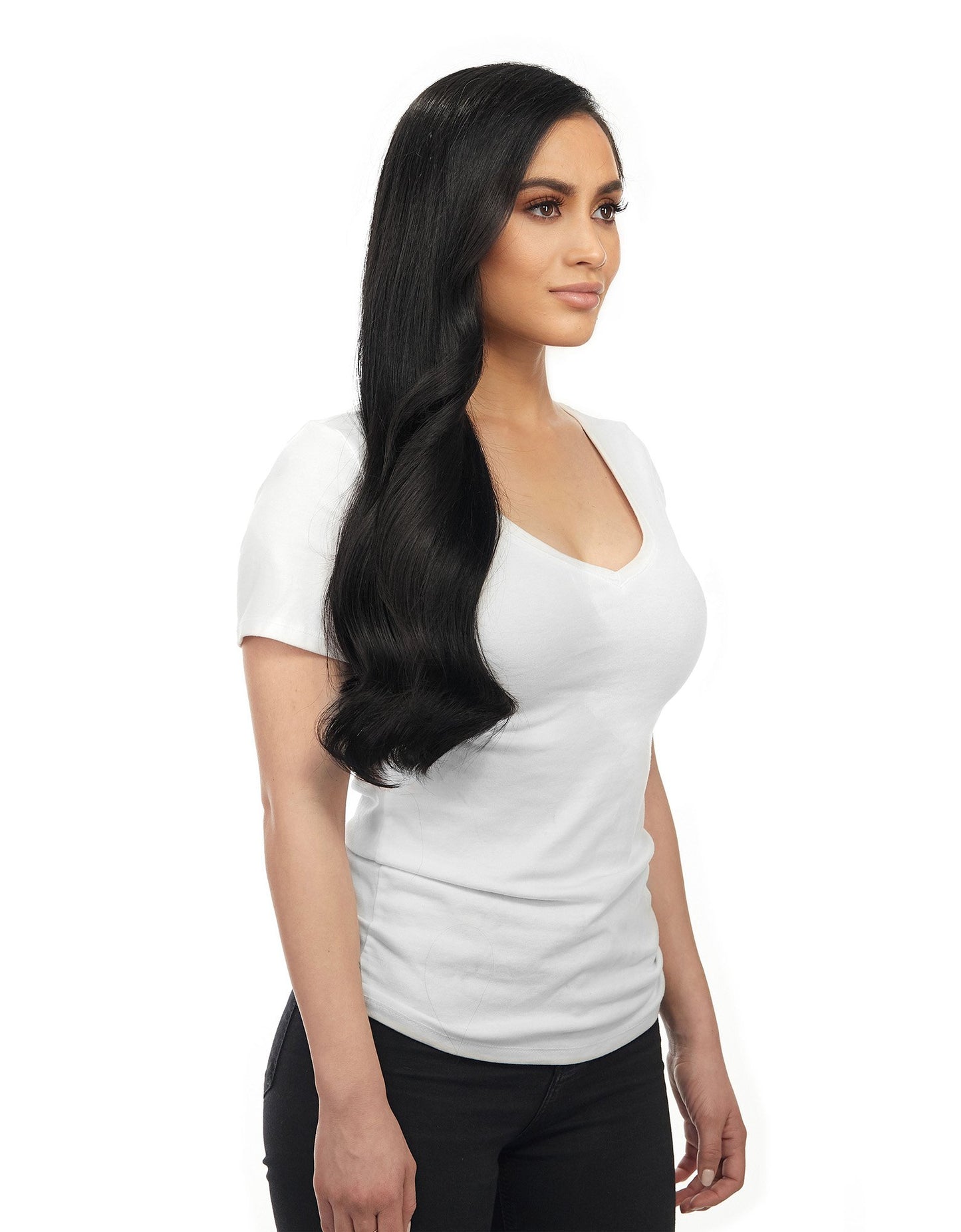 BELLAMI Silk Seam 180g 20" Jet Black (1) Hair Extensions