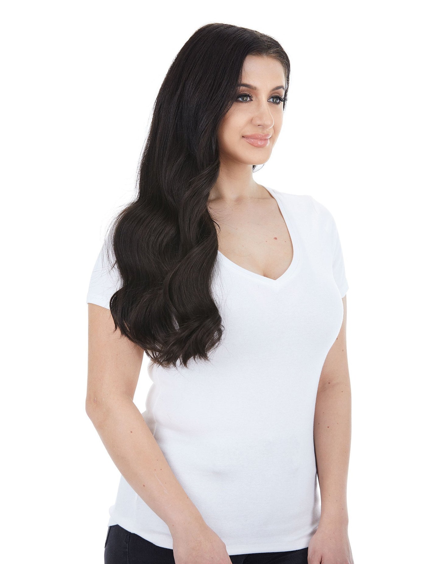 BELLAMI Silk Seam 180g 20" Mochachino Brown (1C) Hair Extensions