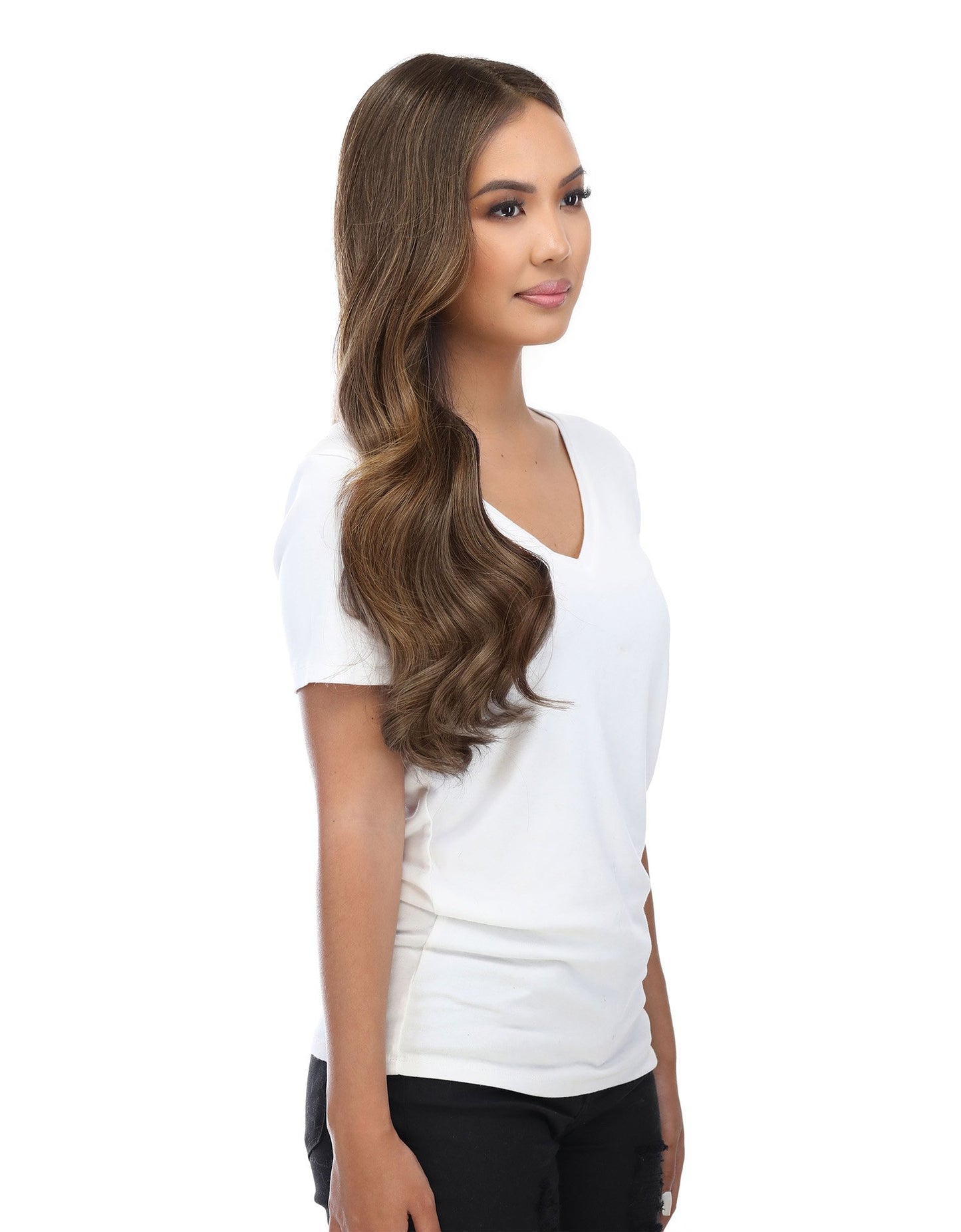 BELLAMI Silk Seam 180g 20" Walnut Brown (3) Hair Extensions